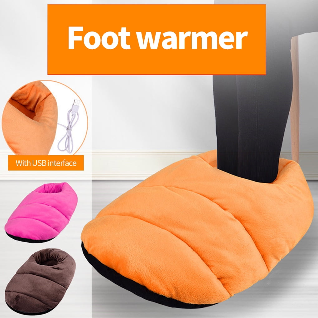 TureClos Winter Foot Warmer USB Electric Heating Warm Shoes Feet