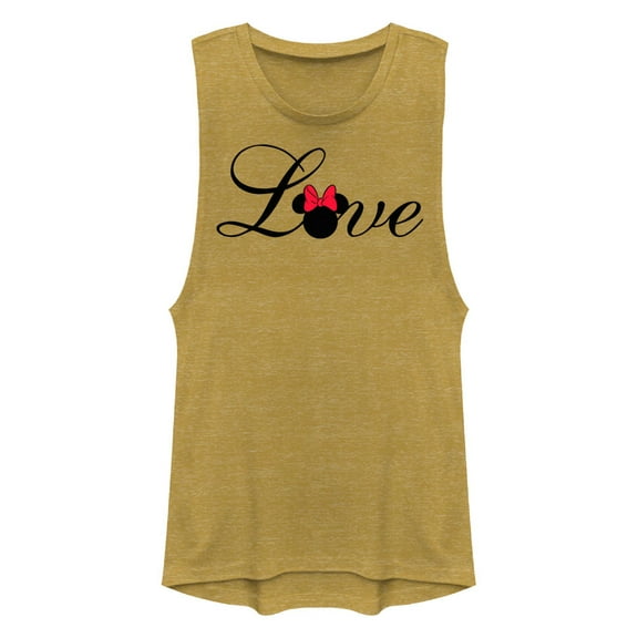 Junior's Mickey & Friends Love Festival Muscle Graphic T-Shirt