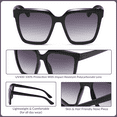 thumbnail image 5 of OWL Vintage Oversized Sunglasses for Men & Women -Top Horned Rim Eyewear, 5 of 8