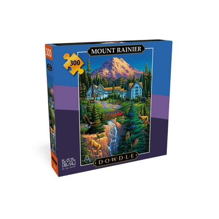 Buffalo Games Eric Dowdle Mount Rainier 300-Piece Interlocking Jigsaw Puzzle for Adults Ages 14+