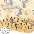 thumbnail image 6 of JWQFBC 2Pcs Plastic Medieval Knight Soldier Toys Action Figure Army Infantry Swordman Gray, 6 of 9