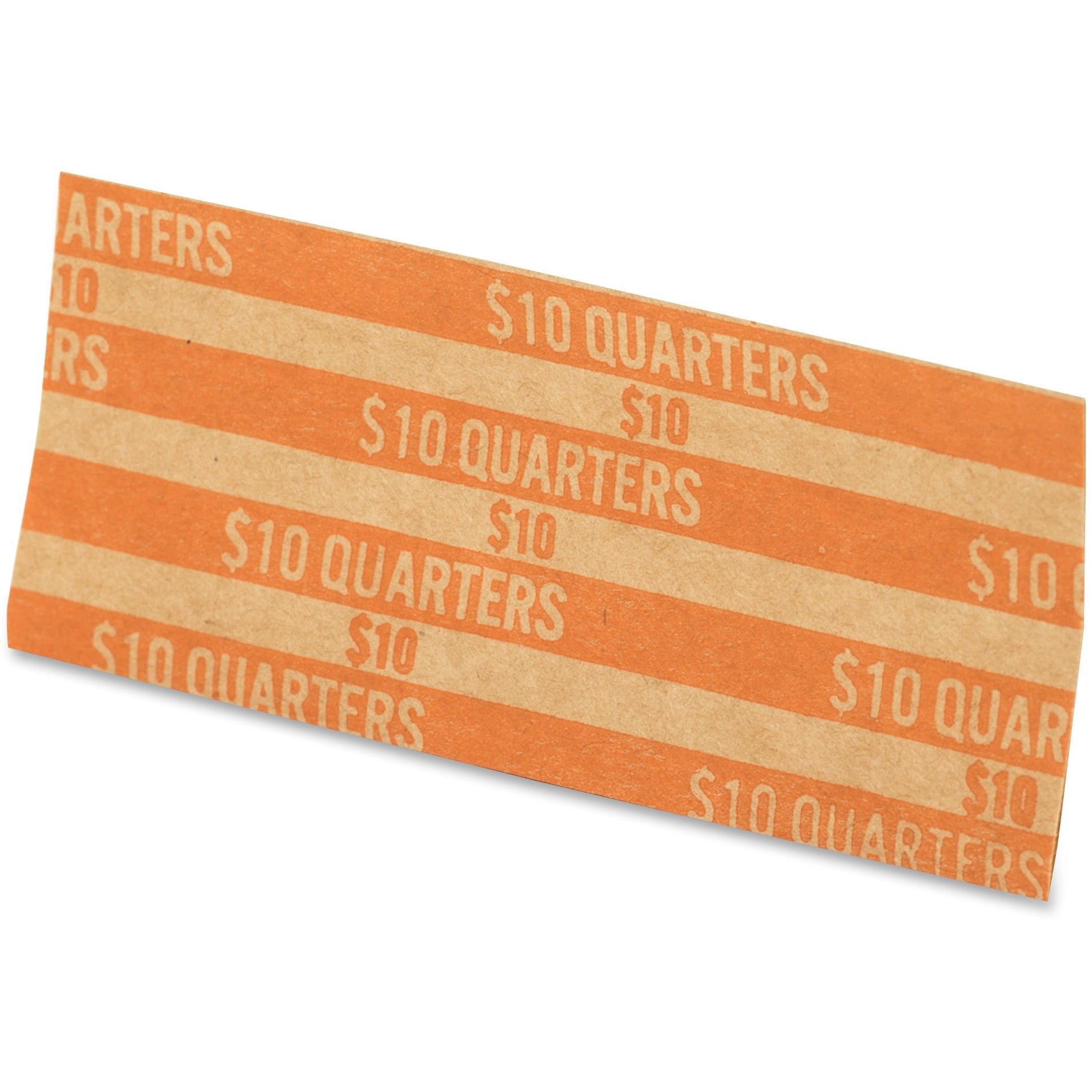 Pap-R Products, PQP30025, Flat Coin Wrappers, 1000 per Box, Kraft