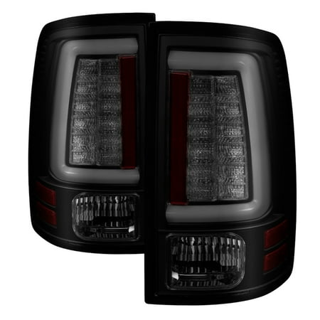 - Spyder 09-16 Dodge Ram 1500 Light Bar LED Tail Lights - Black Smoke ALT-YD-DRAM09V2-LED-BSM