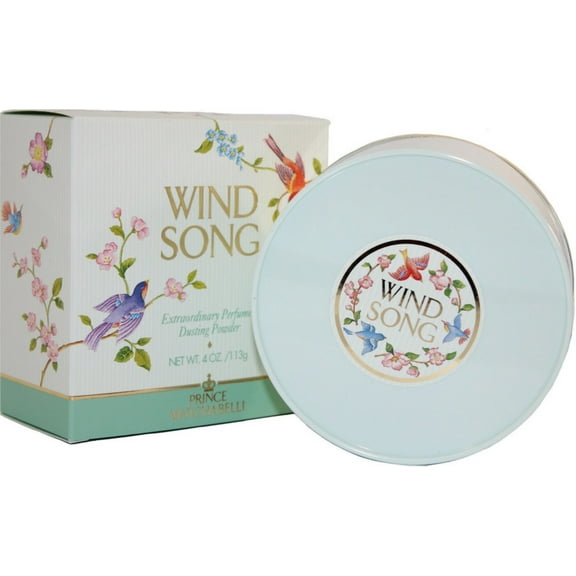 Prince Matchabelli Wind Song Perfumed Dusting Powder 4 oz (Pack of 3)