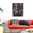 thumbnail image 4 of Lsque Chucky Pattern Decorative Picture – Unique Modern Wall Art, Ready-to-Hang Canvas Print for Home (Vertical), 4 of 6