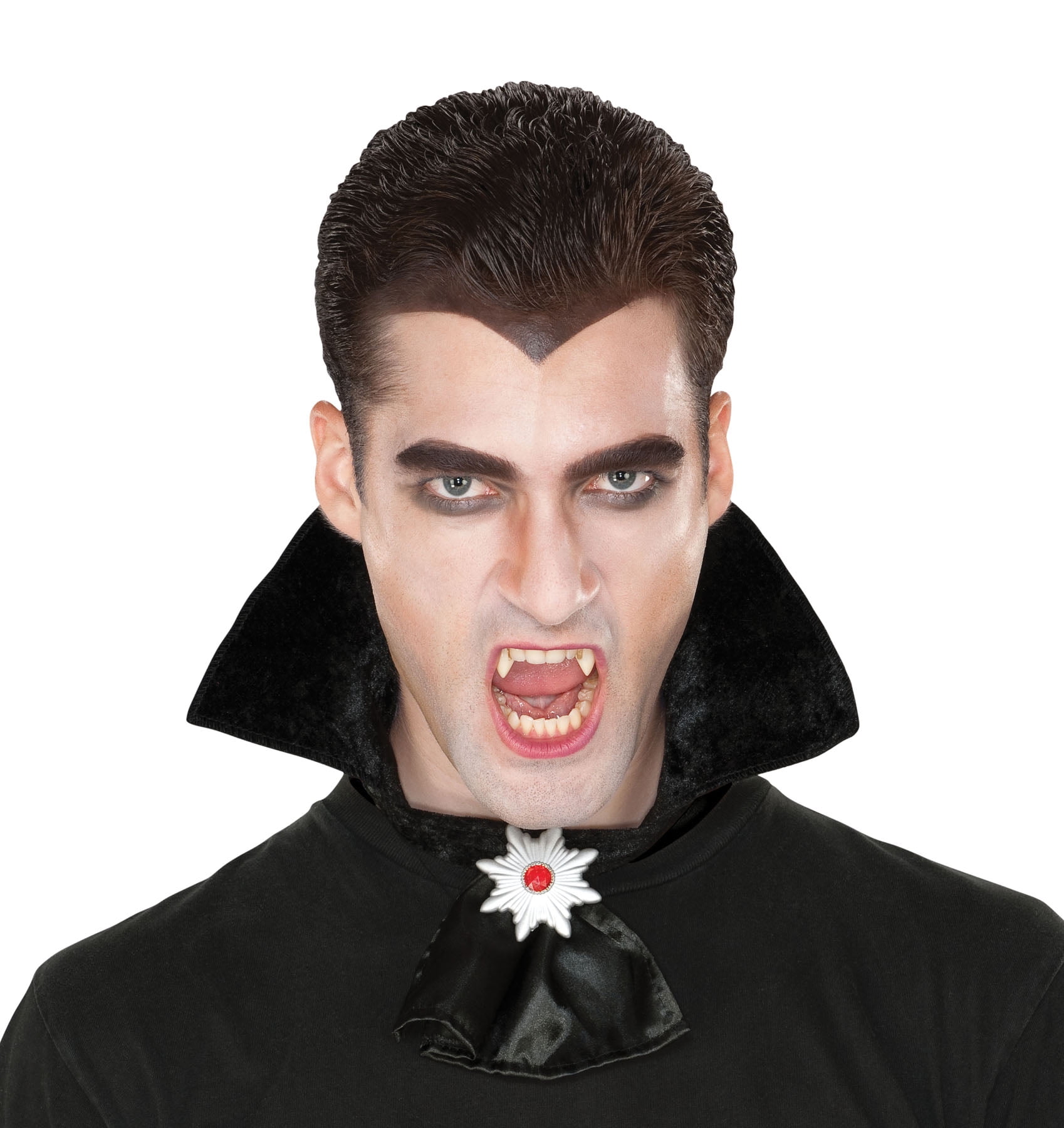 Mens Vampire Collar w Medallion Costume Accessory, One Size, Black ...