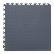 FlooringInc Nitro Flex Protective Garage Flooring Tiles, 20.5x20.5, 8 Tiles, 23.36 Sqft, Coin Pattern, Dark Gray