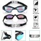 thumbnail image 3 of Gafas de natación, gafas de natación de silicona, gafas de natación, gafas de natación para adultos, gafas de natación para niños, gran angular, anti-niebla, impermeable Feliz Sencillez, 3 of 5