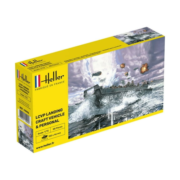 Heller Models LCVP Landing Craft Vehicle & Personnel New
