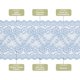 thumbnail image 3 of Cinta de Encaje de Patrón Floral de Poliéster de 5.9 Pulgadas para Costura Azul Claro 5 Yardas, 3 of 6