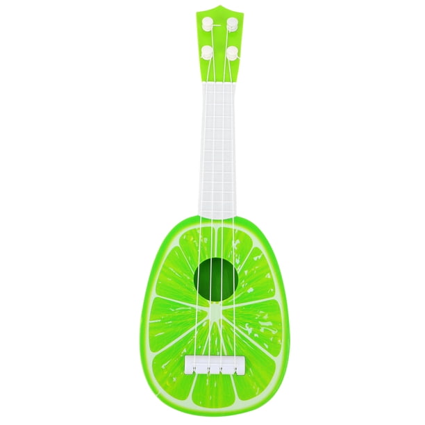 BRIGHTFUFU Ukelele Early Musical Learning Toy Plastic Instrument Modelo de guitarra para niños jugando