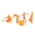 thumbnail image 3 of Mini Figuras de Resina 1/64 Cubo de Figura para Mesa de Arena de Jardín Diseño Diorama, 3 of 9