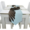 thumbnail image 4 of ColourLife Table Runner American Bald Eagle Washable Table Cloth Runner for Holiday Home Wedding Table Top Decoration 13x70 Inches, 4 of 5