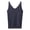 02# Dark Blue, variant on Women's Tank Top with Knitted Sequins Sleeveless V Neck Shirt Casual Sequins Strappy Elegant Blouses Yellow One Size