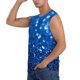 thumbnail image 3 of Balery A Blue Glitter Camisetas sin mangas para hombre, absorbe la humedad y protege contra el mal olor.-Small, 3 of 7