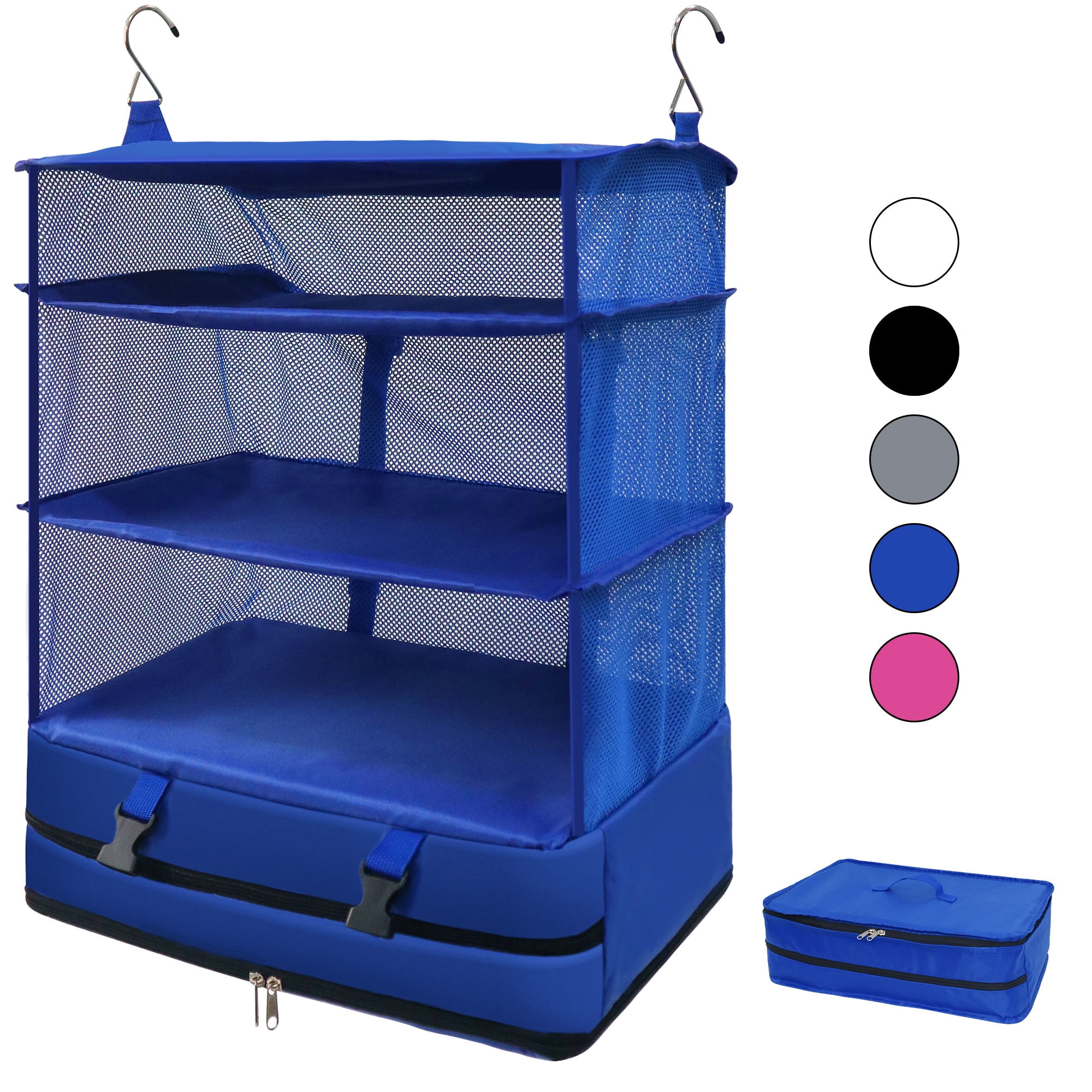 Caroeas XXLarge Portable Hanging Travel Shelves, Packing Cube