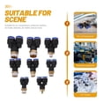 thumbnail image 3 of RENACLIPY 16 Pcs Raccords d'Air à Débranchement Rapide Raccord de Tuyau Multi Cuivre pour Séchoirs, 3 of 6
