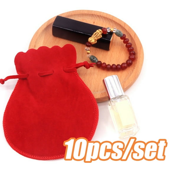 Cheers US 10Pcs Organic Cotton Produce Bags - Medium - Reusable Muslin Storage Bags with Drawstrings - Canvas Bags - Biodegradable Fabric Bags - Snack Bags - Cloth Bags