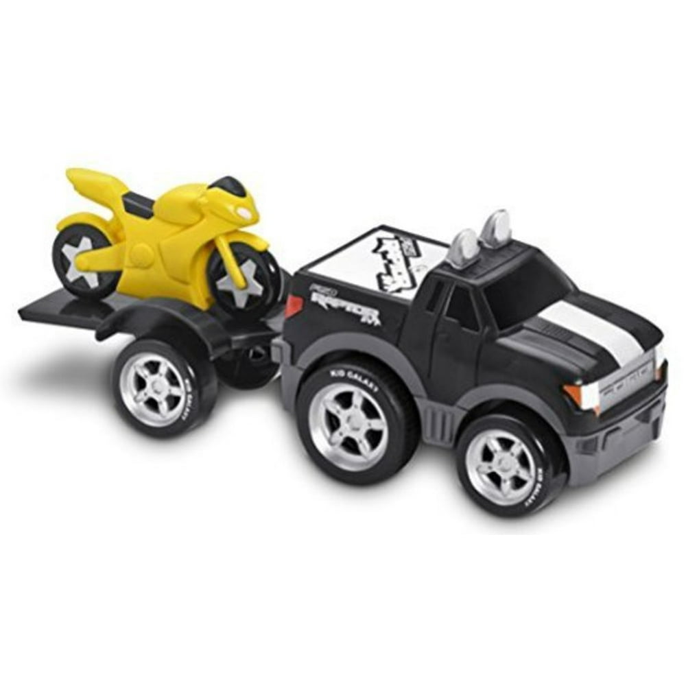 Kid Galaxy Soft and Squeezable Pull Back Ford F150 with Trailer and