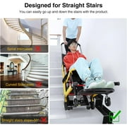 XUTUMM Powered Wheelchair, Stair Climbing Wheelchair, Mobile Stair Lifts for Seniors, Load Capacity 480lbs, Foldable