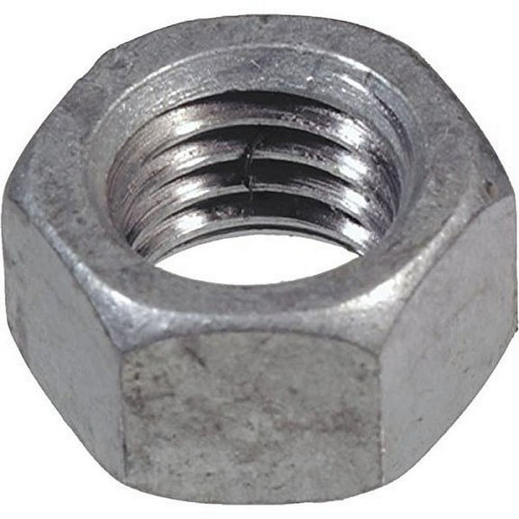 Hillman 1/4 Hot Dipped Galvanized Steel SAE Hex Nut 100 pk