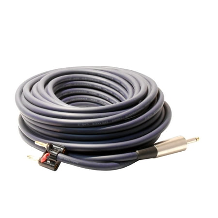 0.25' Premium Speaker Cable - Audio2000'S ADC2838/5-P 14 AWG Premium 1/4 Inch to Banana Speaker Cable, 25 Feet