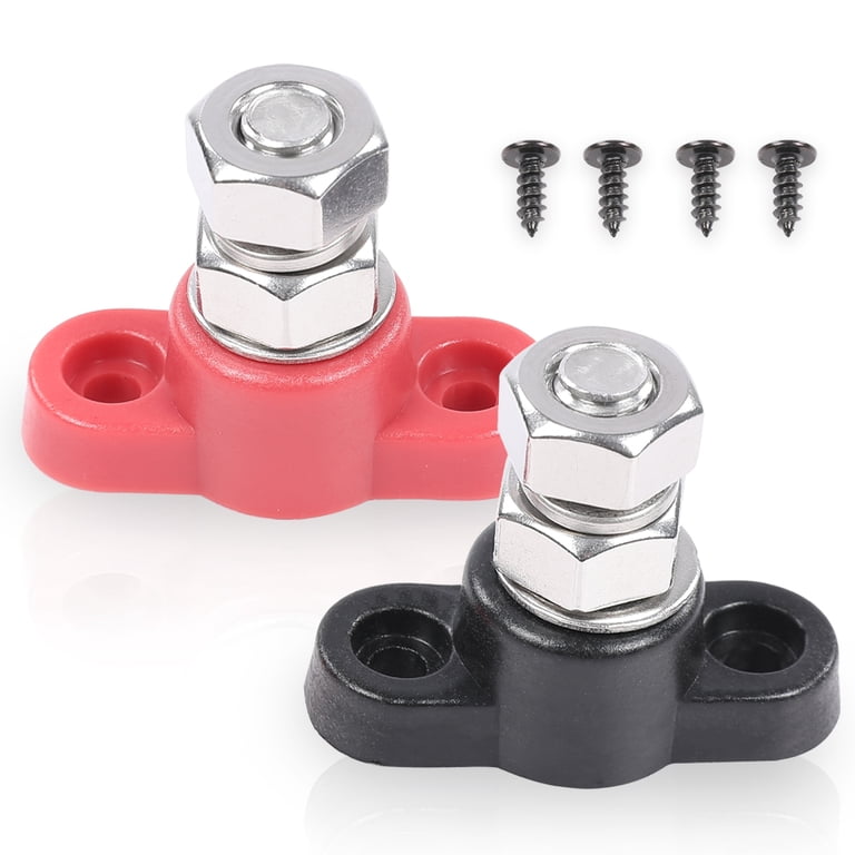 Red Universal Junction Block Power Post Set Insulated Red Universal Junction Block Power Post Set Insulated