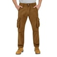 thumbnail image 1 of NTACZA Cargo Pants Men's Yellow Straight Leg Ripstop Work Pants Outdoors Relaxed Fit Fall Trouser Men 34, 1 of 8