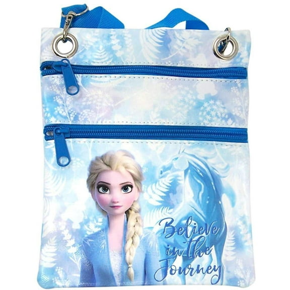Disney Frozen Blue Passport Bag, Crossbody