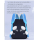 thumbnail image 3 of Mochila Impermeable De Escuela Primaria kuromy rosa, 3 of 4