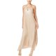 thumbnail image 1 of Vestido Maxi trenzado Thalia Sodi, Thalia Sodi, Línea A, Metálico, Mediano, 1 of 1