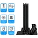 thumbnail image 3 of Base Enfriadora Compatible Con PS4 Normal Pro Slim Carga 2 Controles Con Soporte Para Cajas De Juegos VIMI, 3 of 8