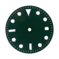 thumbnail image 3 of Esfera de reloj de 28,5 mm, esfera de reloj, accesorio de reparación luminoso, modificación portátil Verde, 3 of 8