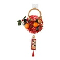 thumbnail image 4 of balikha 2025 Chinese Lunar Year Hanging Decoration 18.5inch Tall Traditional Artificial Fruit for Festival Party Supplies Lightweight B, 4 of 9