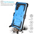 thumbnail image 6 of Cell Phone Case For Samsung Galaxy A13 5G, Heavy Duty Phone Case [Built-in Screen Protector] Rugged Swivel Holster Belt Clip Kickstand Hard Cover-Blue, 6 of 9