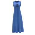 thumbnail image 4 of Vestido largo de verano para mujer, recuerdo de primavera, vestido de playa para mujer, vestido largo para el trabajo , L L, 4 of 7