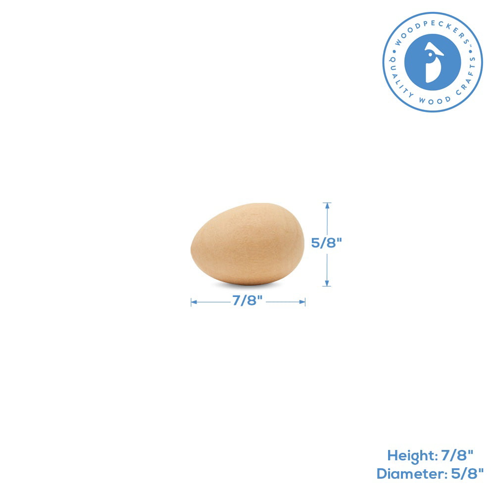 Wooden Eggs- Set x 6 - Mini Jake
