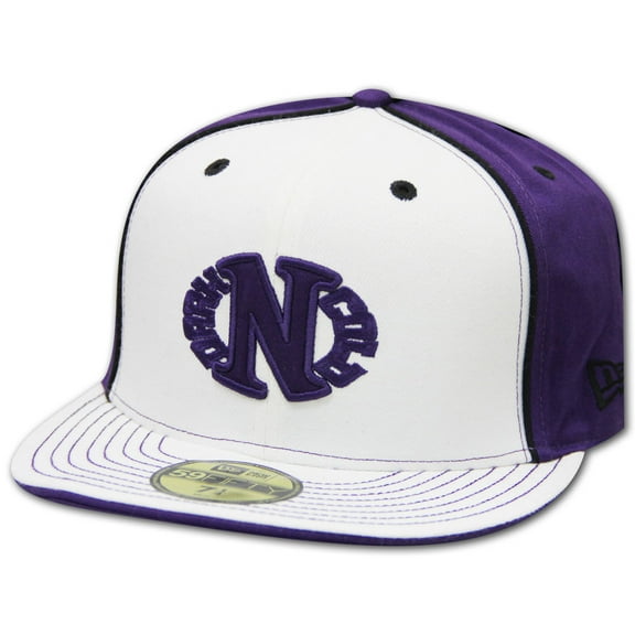 Darkncold X New Era 59FIFTY Egg Logo fitted Cap White Purple Backï»¿