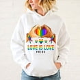 thumbnail image 2 of Sudadera con capucha de moda divertida LGBT Pride Love Is Love Pride Sudadera con capucha Harajuku Sudaderas Mujeres Hombres Ropa de manga larga, 2 of 4