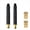 Set A (2 pc), variant on Heavy Duty Adjustable Twist Hose Nozzle, Metal Jet Sweeper Nozzle with 360° Twist Control for Garden, Driveway, Car Wash
