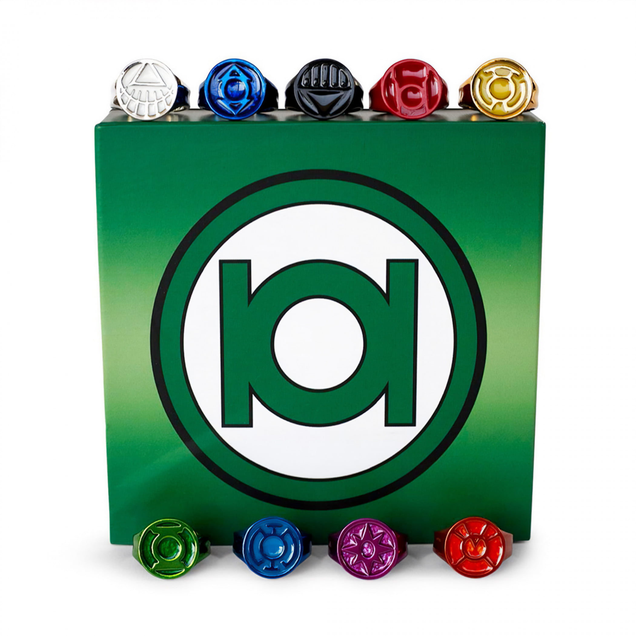 Superhero Green Lantern Rings Square Round Crystal Ring for Men Accessories Jewelry  Ring | Wish