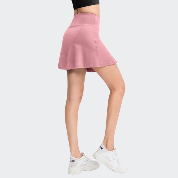 Falda deportiva para mujer, suelta, falsa, de dos piezas, de secado rápido, para correr, fitness, falda de tenis