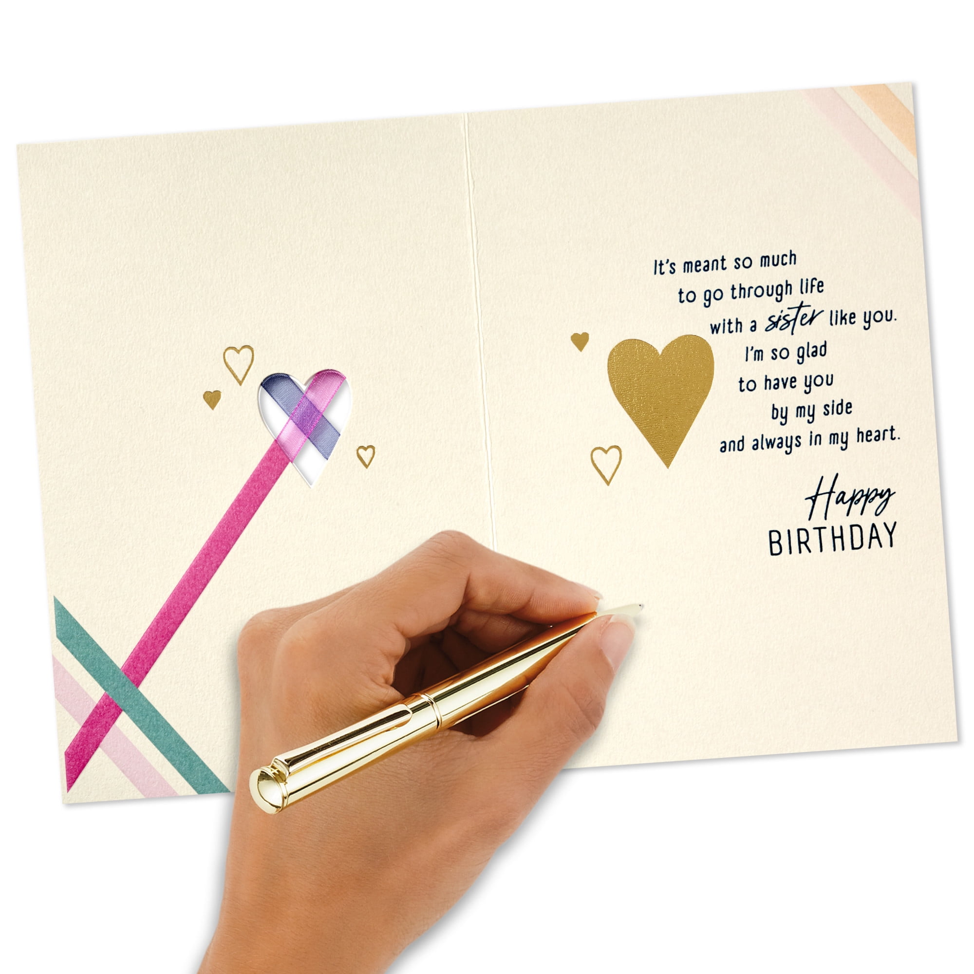 Hallmark Birthday Card for Sister (You're Always in My Heart)