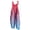 Hot Pink, variant on Womens Pants Casual Summer Sleeveless Gradient Color Jumpsuit Ladies Loose Long Playsuits Romper