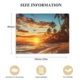 thumbnail image 2 of Nawypu  Beach Pictures Ocean Canvas Wall Art, Sunset Tropical Wall Art for Living Room Bathroom Wall Decor, 2 of 5