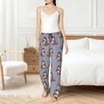 thumbnail image 5 of Pajama Pants Women, Cute cartoon Dog Sweatpants Soft Sleep Lounge Pants, Casual PJ Bottoms Pants with Pockets, 5 of 5