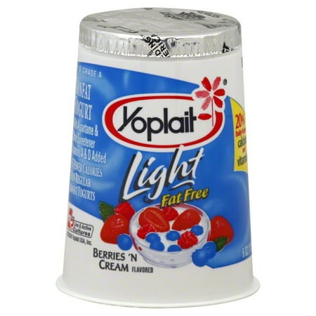 General Mills Yoplait Light Yogurt, 6 oz