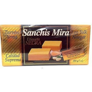 Sanchis Mira Turron de Yema Tostada Just arrived from Spain 200 grs. (7oz.)