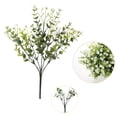 thumbnail image 2 of Meiiso Artificial Decorative Flower F (Decorative Flower, Fake Flower), 1 Bundles Artificial Flowers, Cemetery Flower Plastic Memorial Bouquet for Hanging Window Box Home Table Centerpieces Decor, 2 of 9