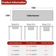 thumbnail image 7 of Christmas Gingerbread Man Candy Table Runner Winter Xmas Holiday Table Runners Decoration for Home Party Table Decor 13x72inch, 7 of 7